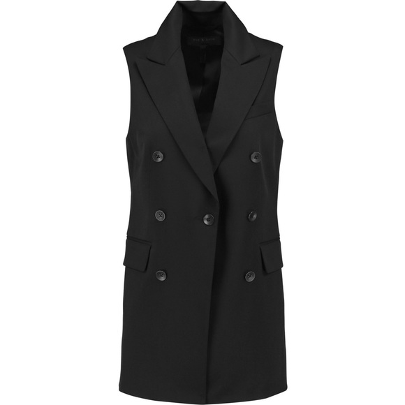 rag & bone Jackets & Blazers - Rag & Bone Corin Black Double Breasted Blazer Vest